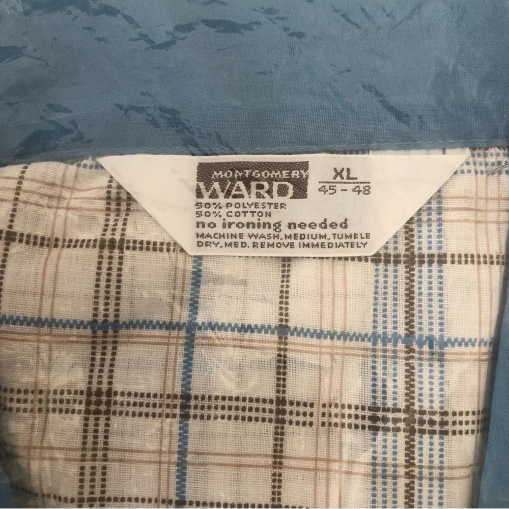 Vintage Montgomery Ward Grandpa Pajamas Men's XL 70s  Old School Classic
